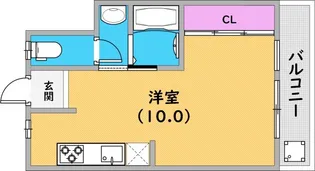 六甲小川マンション【1階】の間取り