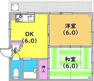 アポリア住吉【3階】の間取り