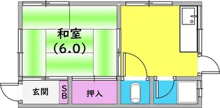 Mハイツ【106号室】の間取り