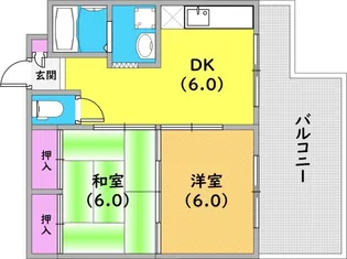 ハイツサンライト【2階】の間取り