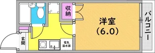 ユートピアナガタ【203号室】の間取り