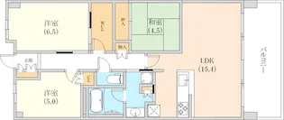 ルネ神戸星陵台【9階】の間取り