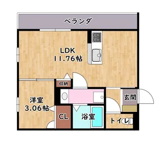 Viento彦根【3階】の間取り