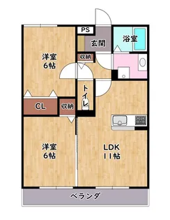 グランフォーレ【1階】の間取り