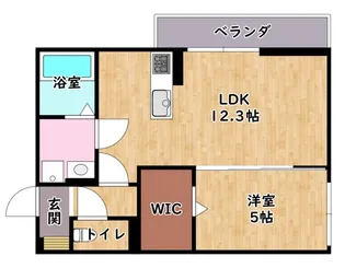 Felice彦根【1階】の間取り