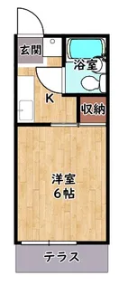 コーポ・ポロウニア【108号室】の間取り