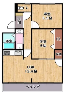 シャルム【1階】の間取り