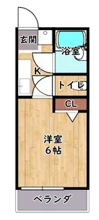 コーポ・ポロウニア【2階】の間取り