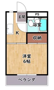 コーポヒマラヤ【203号室】の間取り