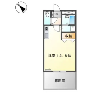 1Rの間取り画像