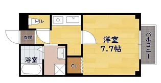 勝ハイツ壱番館【102号室】の間取り