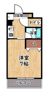 サンタウン竹鼻B棟【1階】の間取り