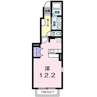 エクセランクールⅢ【1階】の間取り