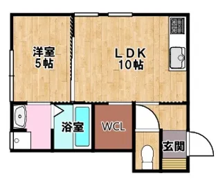 ランマンスクエア【1階】の間取り