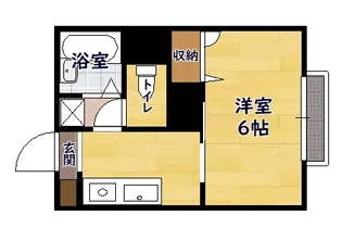 メイプルハウス【103号室】の間取り