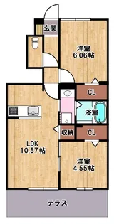 D-room Brlliant【1階】の間取り