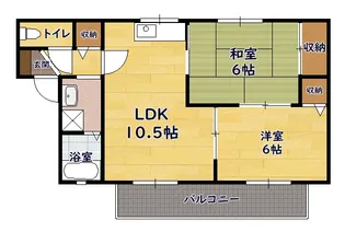 エスペランサ【202号室】の間取り