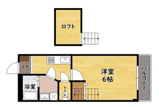 1Kの間取り画像