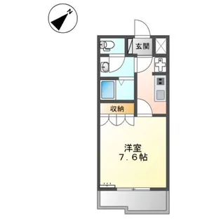 ケイソン【2階】の間取り