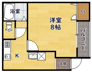 MJナカヤマ【102号室】の間取り