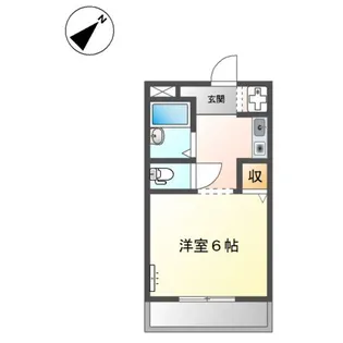 ベルクレスト【2階】の間取り