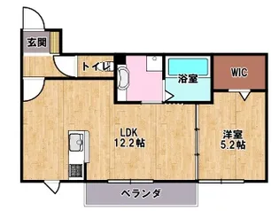 メゾンシャトーベルロード【3階】の間取り