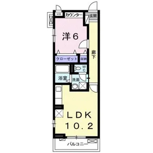 フォレストパーク・九番館【3階】の間取り