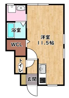 パステルスクエア【1階】の間取り