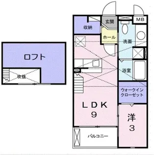 グランデ ピーノ ドゥーエ【2階】の間取り