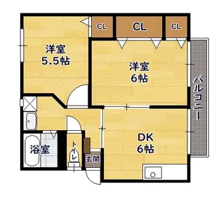 サンシャインパインウェル【2階】の間取り