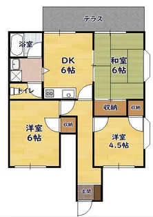 ドリームコーポK【7号室】の間取り