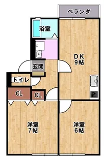 リヴェール【1階】の間取り
