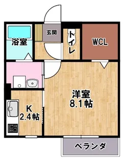 レークヴィラ【2階】の間取り