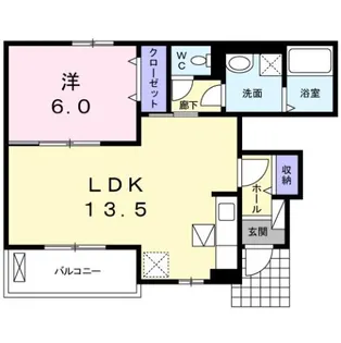 CASA AMORE【1階】の間取り