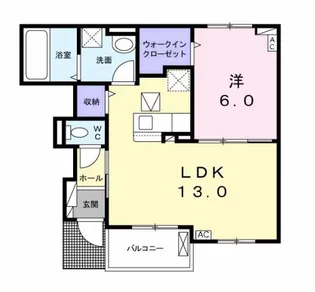 セピアコート【1階】の間取り