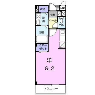 メゾン カルム【2階】の間取り