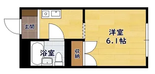 パーチェ近江【411号室】の間取り