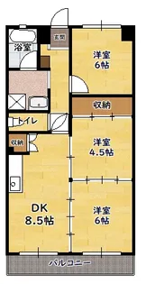 セリマンション【206号室】の間取り