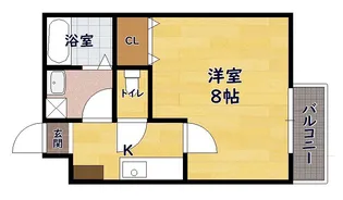 メゾン・ド・ジュネスⅡ【105号室】の間取り