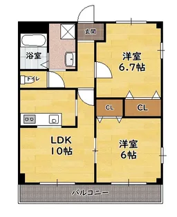 バローゼ8【1階】の間取り