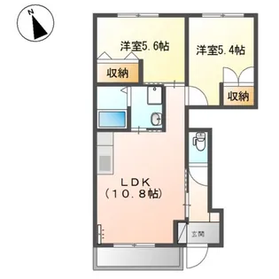 ティンカーベル【1階】の間取り
