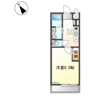 カーサH.K【1階】の間取り