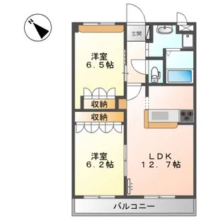 レマルージュ【3階】の間取り