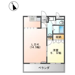 Green Village【2階】の間取り