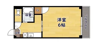 SUCCEED【203号室】の間取り