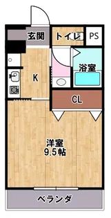 ヴァヤーシェ【1階】の間取り