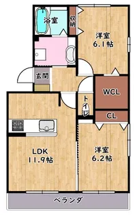 Avant Rivie're【3階】の間取り