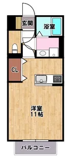 エスト・カーサ【102号室】の間取り