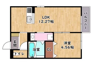 ロイヤルメゾンHYS【1階】の間取り