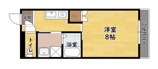 コーポことぶきⅡ【301号室】の間取り